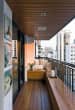 Compact Standard Terrace with High quality Wooden Flooring matching with lighted Wooden Ceiling by Architectural & Interiors - Design & Execution Open-spaces Contemporary | Interior Design Photos & Ideas
