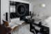 Black And White Themed Living room by Kunal Kshatriya Living-room Modern | Interior Design Photos & Ideas
