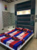Kids Bedroom with Queen Size Bed and Cushioned Head Board by Alaya D'Decor Bedroom Minimalistic | Interior Design Photos & Ideas