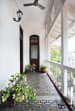 Patterned Marble Flooring With Plants In A Balcony by Dhruva Samal Open-spaces Contemporary | Interior Design Photos & Ideas