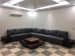 Grey Sectional Sofa And Wooden Table by Deepanshu Gandhi Living-room Minimalistic | Interior Design Photos & Ideas