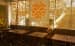 Cafe Space With Wooden Table and Chairs with Wall Hanging by Viraf Laskari Modern | Interior Design Photos & Ideas