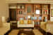 Creamy Sofa Set with Walnut Brown Display Unit by Viraf Laskari Living-room Contemporary | Interior Design Photos & Ideas