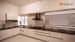 Kitchen With White Shade Cabinets and marble flooring by Furdo.com Modular-kitchen Modern | Interior Design Photos & Ideas