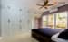Bedroom With White Shade Wardrobe And Antique Ceiling Fan by Furdo.com Bedroom Modern | Interior Design Photos & Ideas