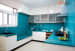 Blue Shade Interior Kitchen With Cabinets by Furdo.com Modular-kitchen Modern | Interior Design Photos & Ideas
