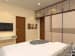 Minimalist Bedroom with Buddha Wall Painting by Regalias Interiors Bedroom Minimalistic | Interior Design Photos & Ideas