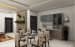 Cream Dinning furniture with display unit by Regalias Interiors Dining-room Contemporary | Interior Design Photos & Ideas