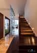 Dark Walnut Wooden Staircase by HOC Designarch Indoor-spaces Contemporary | Interior Design Photos & Ideas
