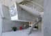 White Staircase With Hanging Lamp by HOC Designarch Indoor-spaces Contemporary | Interior Design Photos & Ideas