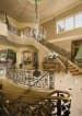 Wooden Staircase With Candle Style Chandelier by HOC Designarch Indoor-spaces Contemporary | Interior Design Photos & Ideas