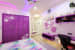 Shiny Plum Shaded Bedroom With wall Art by Shishu Yadava Bedroom Contemporary | Interior Design Photos & Ideas