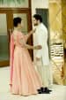Bride And Groom Attire For Sangeet by Clickbysam Sharma Wedding-photography Groom-wear-and-accessories Wedding-dresses | Weddings Photos & Ideas