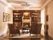 Cozy Living Room With Dark Brown Leather Lounge Chairs by Josy Mathew Living-room Vintage | Interior Design Photos & Ideas