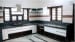 Modular Kitchen with L shaped Counter and Tropical Green Granite Counter Top by Shristi Interiors Modular-kitchen Modern | Interior Design Photos & Ideas