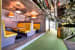 Modern Cafe With Stepped Sofa by Mohit Kumar Modern | Interior Design Photos & Ideas