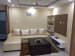Living room with creamy sofa false ceiling and display unit by Prashant Mali Living-room Contemporary | Interior Design Photos & Ideas