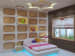 Bedroom with abstract designed wall and window by Prashant Mali Bedroom Modern | Interior Design Photos & Ideas