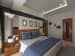 King Size Bed with Wooden Panels and White False Ceiling by Umesh Vishwakarma Bedroom Contemporary | Interior Design Photos & Ideas