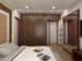 Guest Bedroom with Wooden Wardrobe and Full Wall Mirror by Umesh Vishwakarma Bedroom Contemporary | Interior Design Photos & Ideas