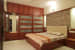 Modern bedroom with wardrobe and king sized bed by Amrath Acharya Bedroom Modern | Interior Design Photos & Ideas