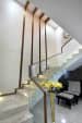 Marble flooring staircase with wall decor by Ramana Rao P V Indoor-spaces Modern | Interior Design Photos & Ideas