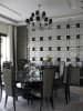 Monochromatic Dining Room with Black Theme by Mayank Manchanda Dining-room Modern | Interior Design Photos & Ideas