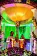 White Stage With Floral Decor by Amit Tiwari Wedding-photography Wedding-decor | Weddings Photos & Ideas
