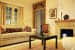 Vintage Look Living Room With Fabric sofa And Wooden Centre Table by Tribuz Interiors Pvt. Ltd. Living-room Vintage | Interior Design Photos & Ideas