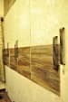 Light Oak Patterned Wooden Wardrobe by Rohit Mangal Singla Bedroom Modern | Interior Design Photos & Ideas
