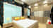 Bedroom with wall decor wooden flooring and wardrobe by Rohit Gir Bedroom Contemporary | Interior Design Photos & Ideas