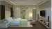 Bedroom with abstract wall design and tv unit by Zubairul Haque Bedroom Contemporary | Interior Design Photos & Ideas