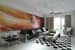 Black Sofa And Chess Style Carpet by Sonali Shah Living-room Contemporary | Interior Design Photos & Ideas