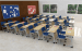 School Classroom With Blue Chairs by Abhishek Kumar Modern | Interior Design Photos & Ideas