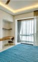 White Shaded Bedroom Cum Study Room by malay kumar samanta Bedroom Modern | Interior Design Photos & Ideas