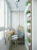 Balcony With Hanging Chair by Live Fabulous Open-spaces Modern | Interior Design Photos & Ideas