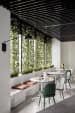 Window Planting On Restaurant Window by Live Fabulous Contemporary | Interior Design Photos & Ideas