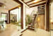 Simple Wooden Bohemian Staircase by narayan moorthy Indoor-spaces Modern | Interior Design Photos & Ideas