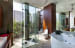 Bathroom With Build In Tub And Shower Glass Enclosure by narayan moorthy Bathroom Contemporary | Interior Design Photos & Ideas