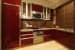 Modular L-Shape kitchen With Red Color Cabinets by Nikita Bonaparte Modular-kitchen Modern | Interior Design Photos & Ideas