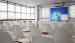 Cellular Educational Institute with white chairs by Monnaie Architects Modern | Interior Design Photos & Ideas