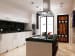 Island Modular Kitchen with Modern Chimney and Granite Counter Top by Mauve & Crimson Interior Solutions Modular-kitchen Modern | Interior Design Photos & Ideas