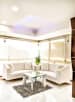 White Tuxedo Sofas With Grey Carpet by Sagar Shah Living-room Minimalistic | Interior Design Photos & Ideas