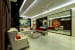 White Winged Chairs With Glass Top Centre Table by Sagar Shah Living-room Minimalistic | Interior Design Photos & Ideas
