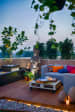 Artistic Terrace with Wooden Deck and Sculptre by Dhaval Patel Open-spaces Contemporary | Interior Design Photos & Ideas