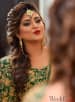 Exotic Smokey Eyes With Bold Lips by Anoop Mahajan Wedding-photography Wedding-hairstyles Bridal-jewellery-and-accessories Bridal-makeup | Weddings Photos & Ideas