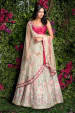 Rose Pink and Pastel Heavily Embroidered Bridal Lehenga by Shyamal & Bhumika Wedding-dresses | Weddings Photos & Ideas