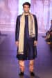 Navy Blue Groom's Sherwani by Shyamal & Bhumika Groom-wear-and-accessories | Weddings Photos & Ideas