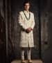Pearl Colored Sherwani For Groom by Amaare Groom-wear-and-accessories | Weddings Photos & Ideas
