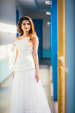 Aesthetic White Drop Shoulder Gown For Pre Wedding Shoot by Gautam Khullar Wedding-photography Wedding-dresses | Weddings Photos & Ideas